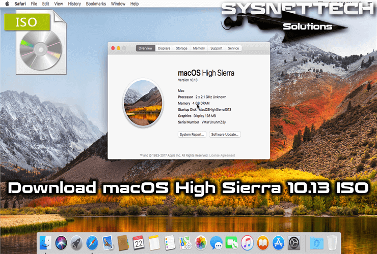 Download macos high sierra iso dmg full version for free